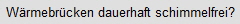 Wärmebrücken dauerhaft schimmelfrei?
